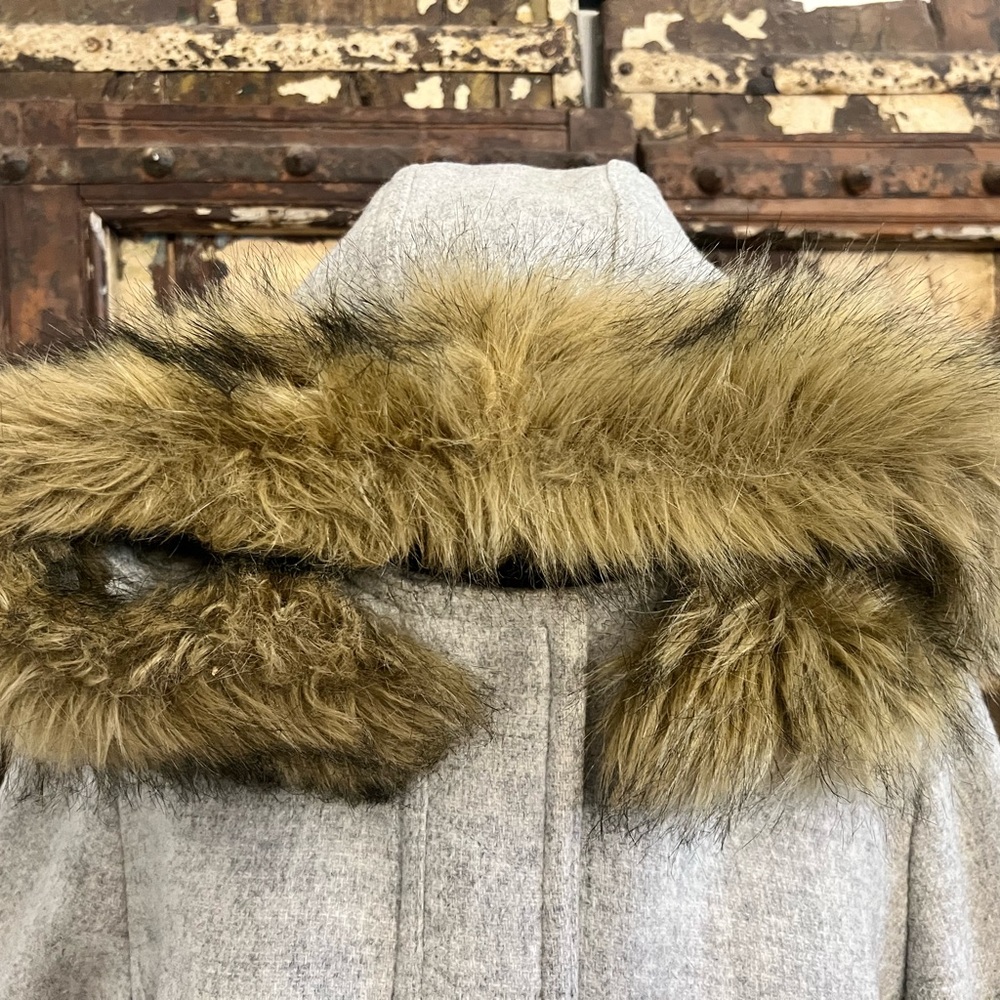 J Crew Italian Stadium Cloth Nello Gori Wool Blend Chateau Coat - Picture 5 of 9